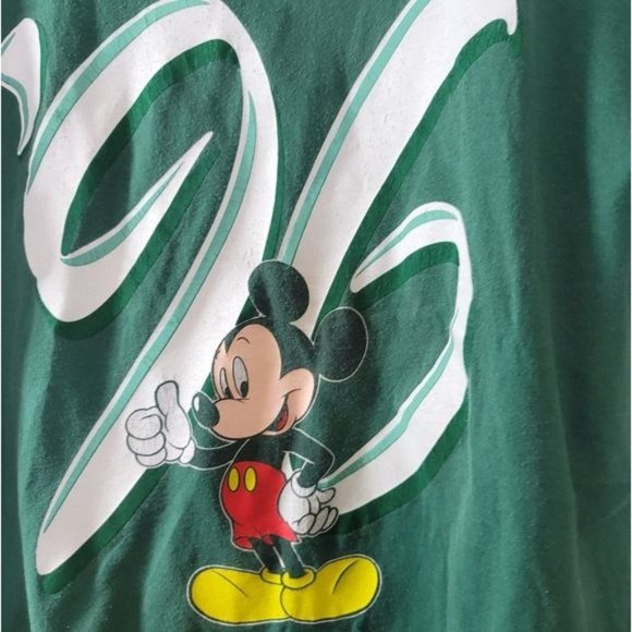 Vintage 1996 Disney Mickey Tee | Single Stitch L/XL - Picture 3 of 8